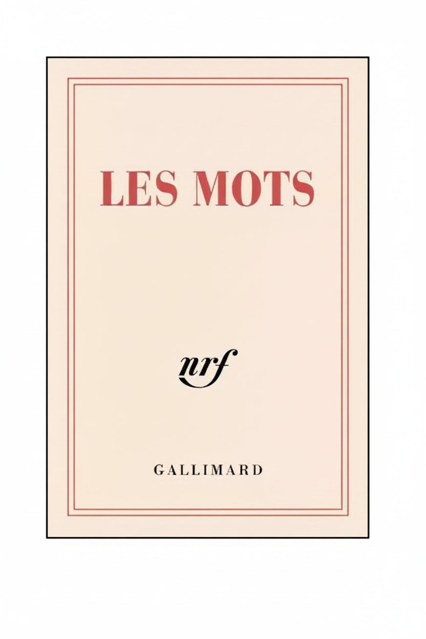 Carnet de poche Les mots