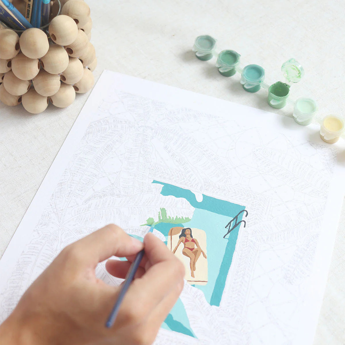 Peinture au numéro la petite épicerie - Daydreaming