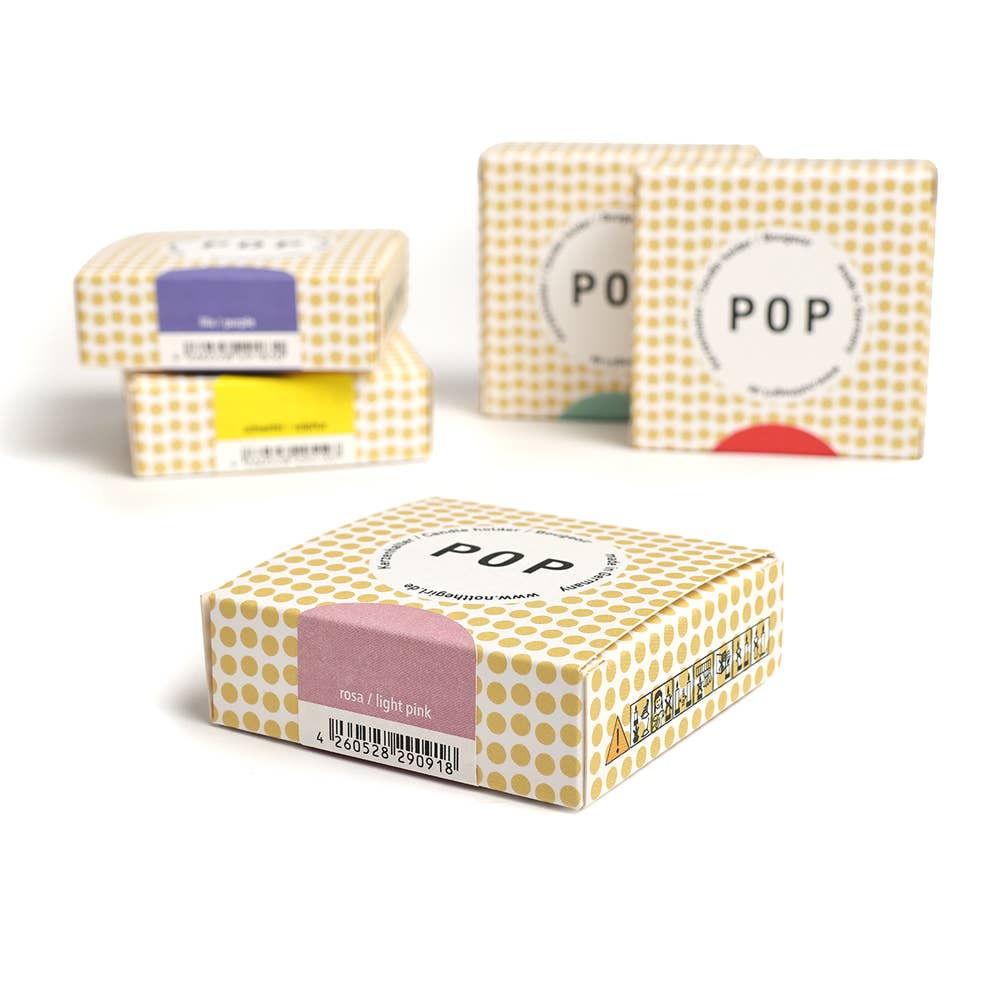 Porte-bougie POP rose néon 22 mm