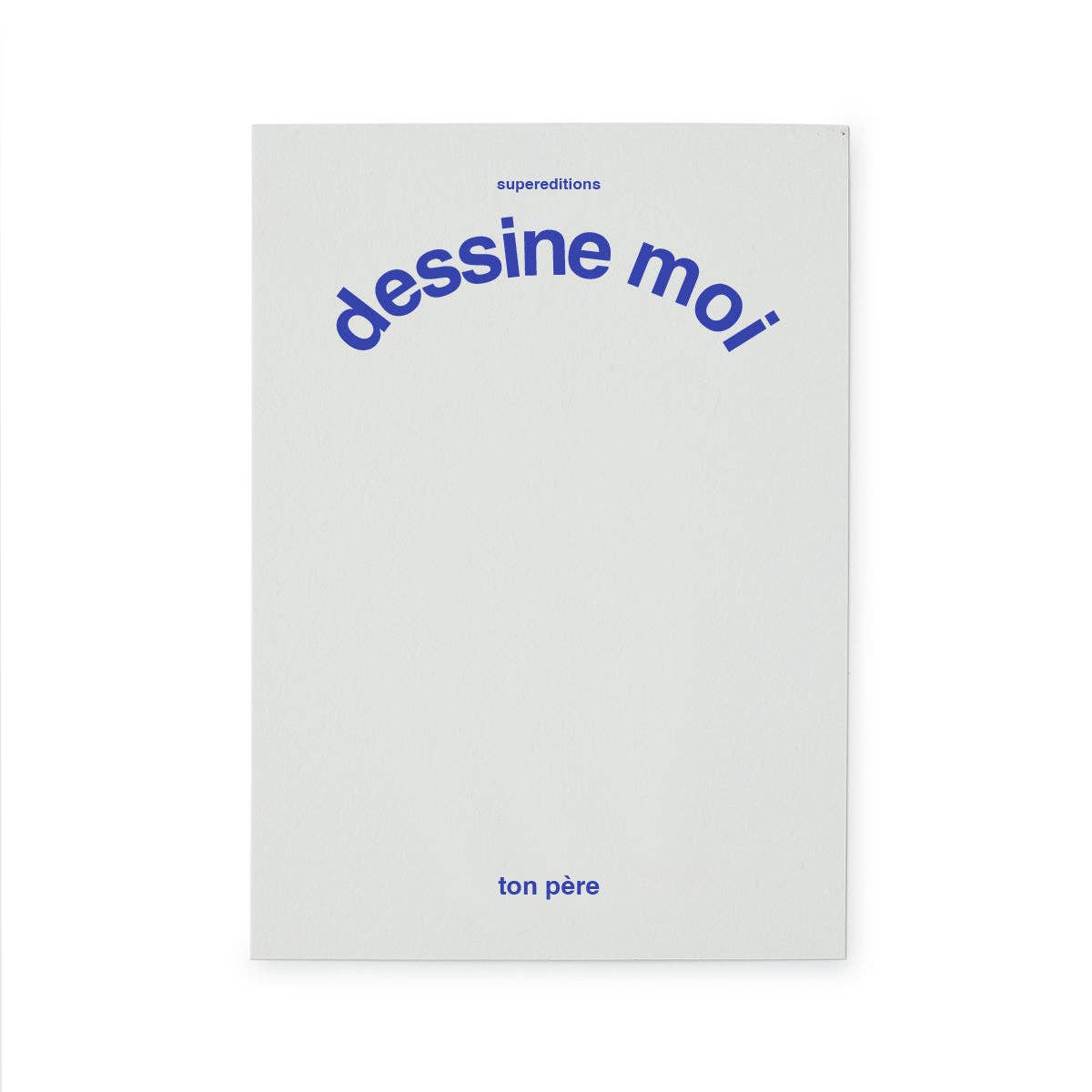 Carte postale à illustrer "dessine moi ton père"