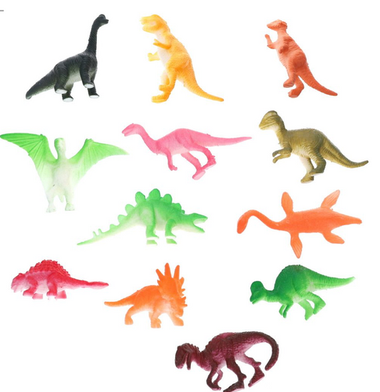 Lot de 12 dinosaures