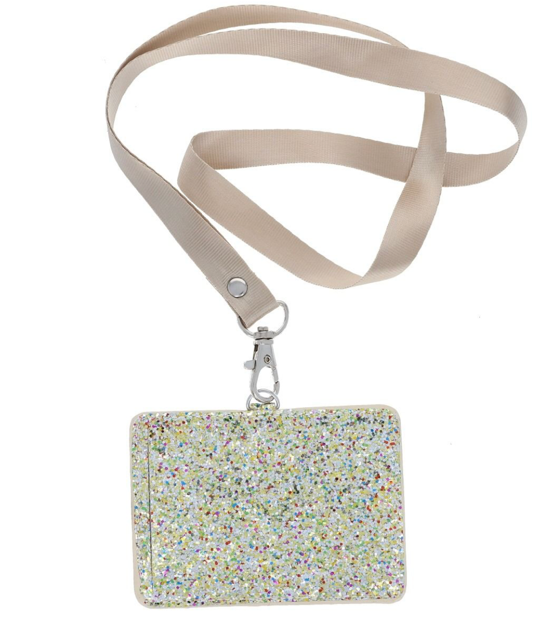 Porte carte bandoulière glitter