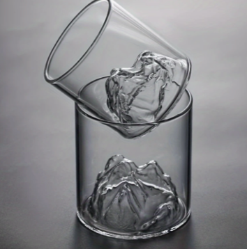 Verres montagnes