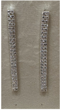 Boucles oreilles strass