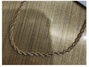 Bracelet torsade doré