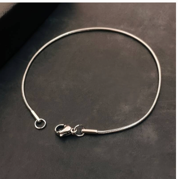 Bracelet chaine homme argent
