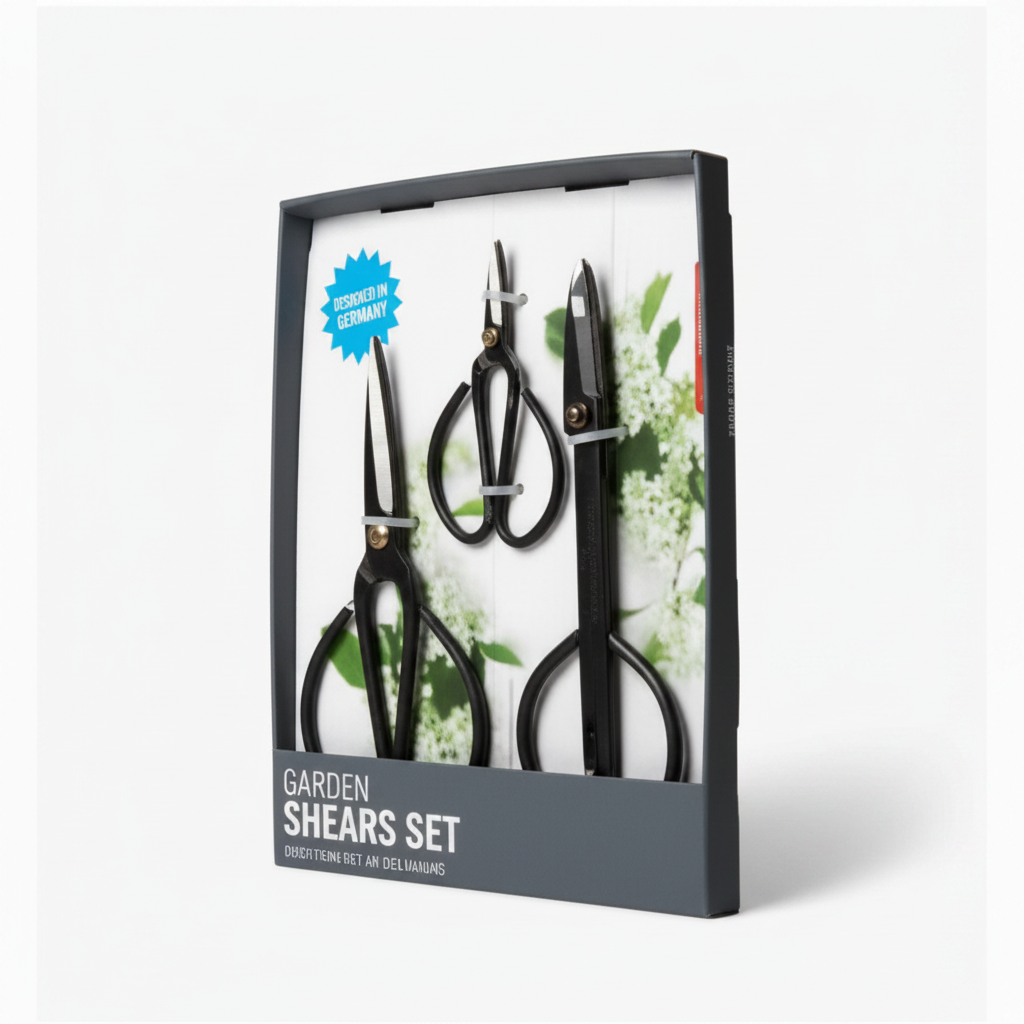 Lot ciseaux jardin