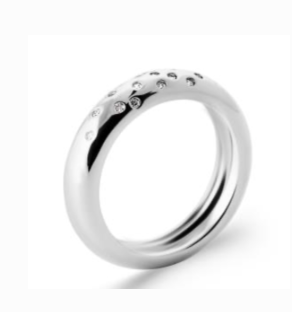 BAGUE ARGENT 925 RHODIE OZ -1950210