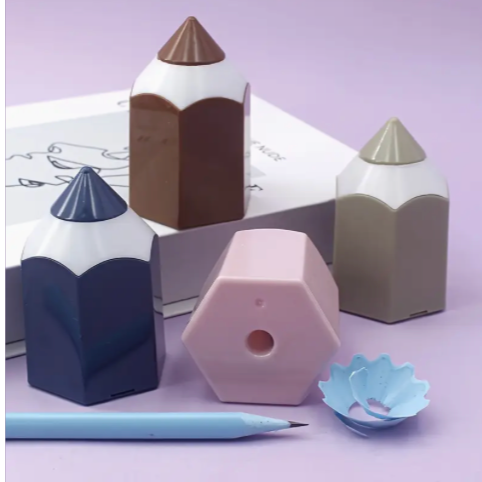 Taille crayon bleu rose