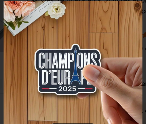 Sticker PARIS champion Europe
