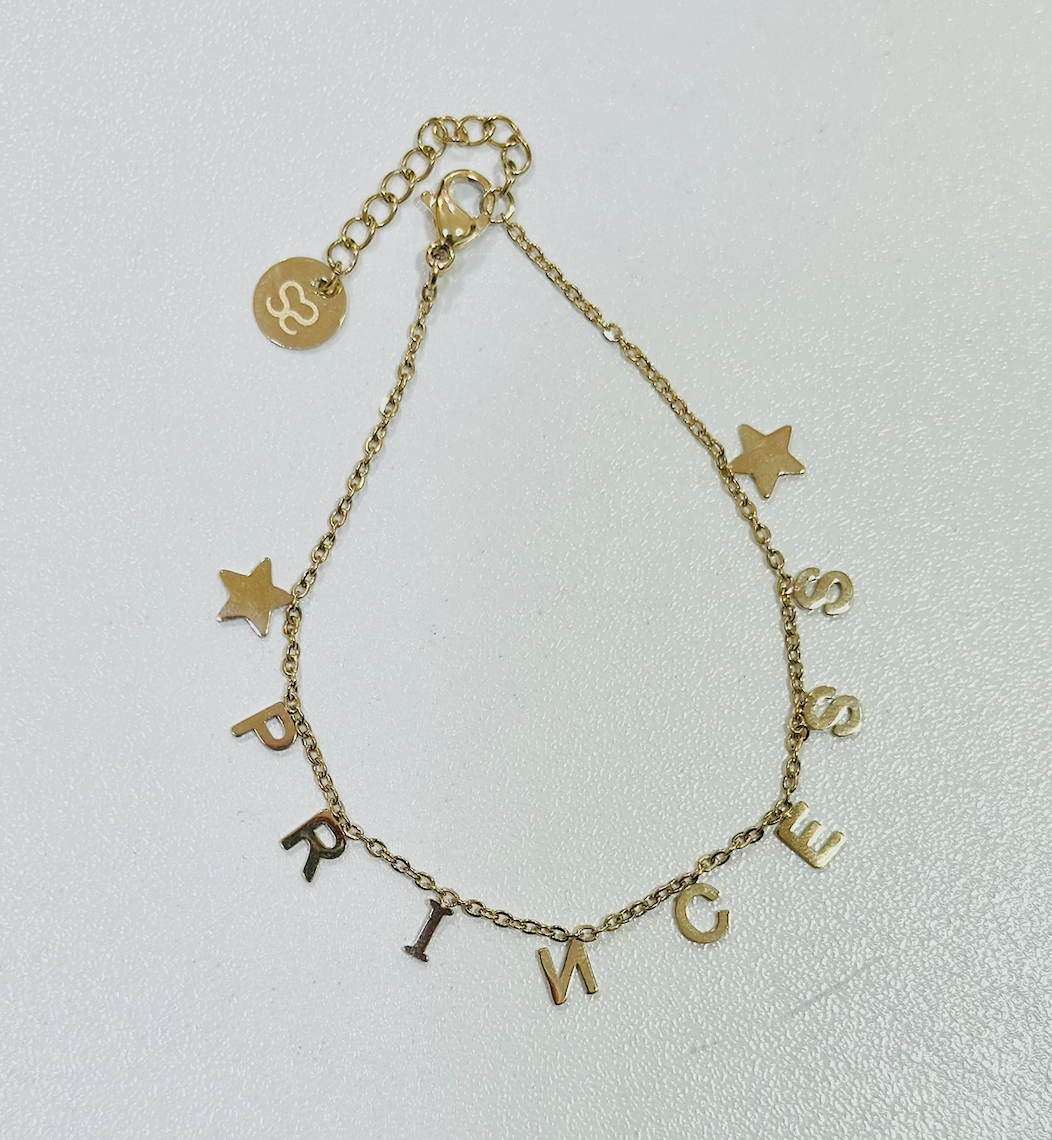 Bracelet doré princess