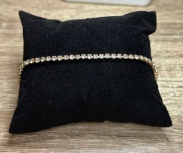 Bracelet dore strass