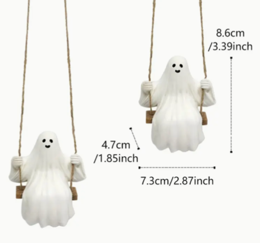 Fantômes balançoire Halloween