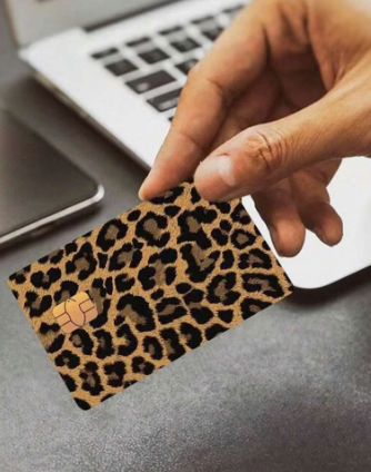 Autocollant carte bancaire