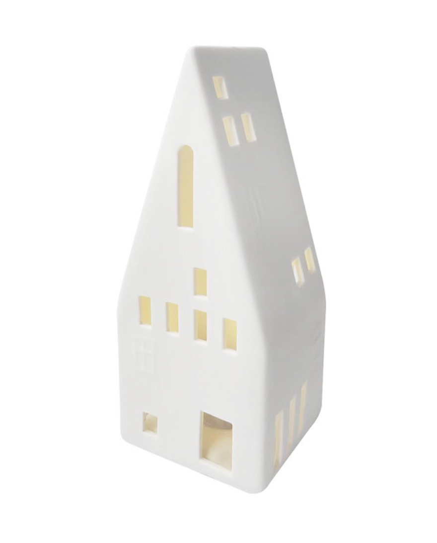 Maison céramique banche led