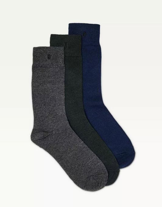 Chaussette Chiné - Gris bleu vert