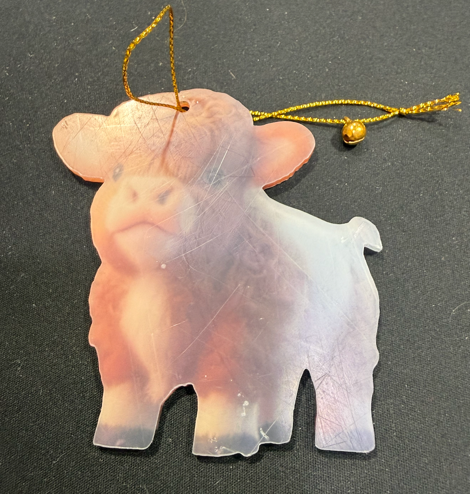 Boule Noël Vache