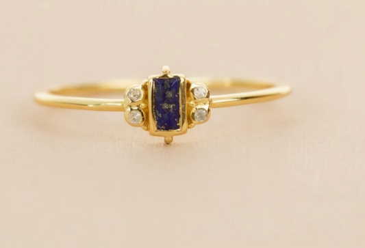 Bague P.O. Pierre Lapis Lazuli