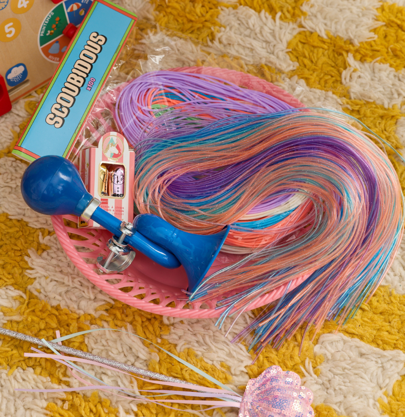 Lot 100 fils Scoubidous Multicolors