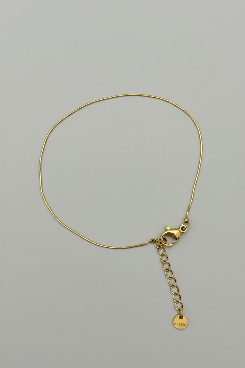 bracelet doré fin
