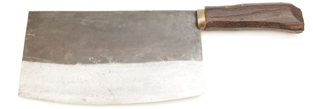 AUTHENTIC LAMES CUNG Hacher/Trancher, couteau de cuisine asiatique, hachette de cuisine, longueur de lame 21 cm