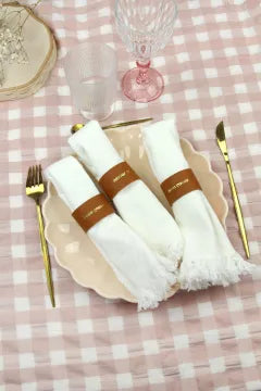 Rond de serviette cuir