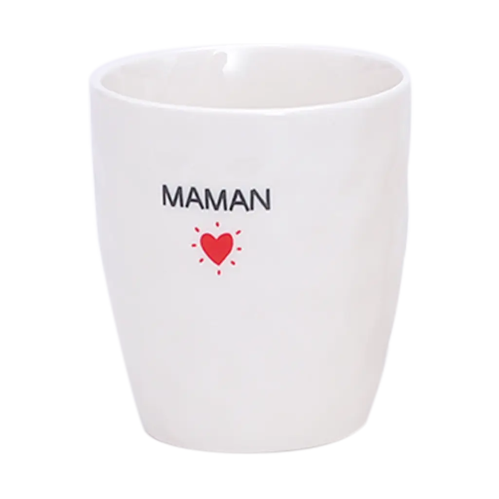 Verre message Maman