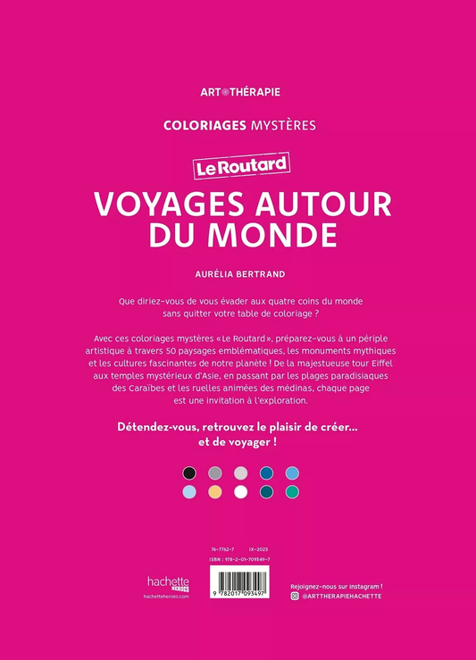 Coloriages Mystères - Le Routard- Voyages autour du Monde