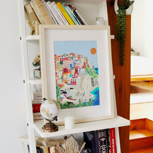 Peinture au numéro "Cinque terre"