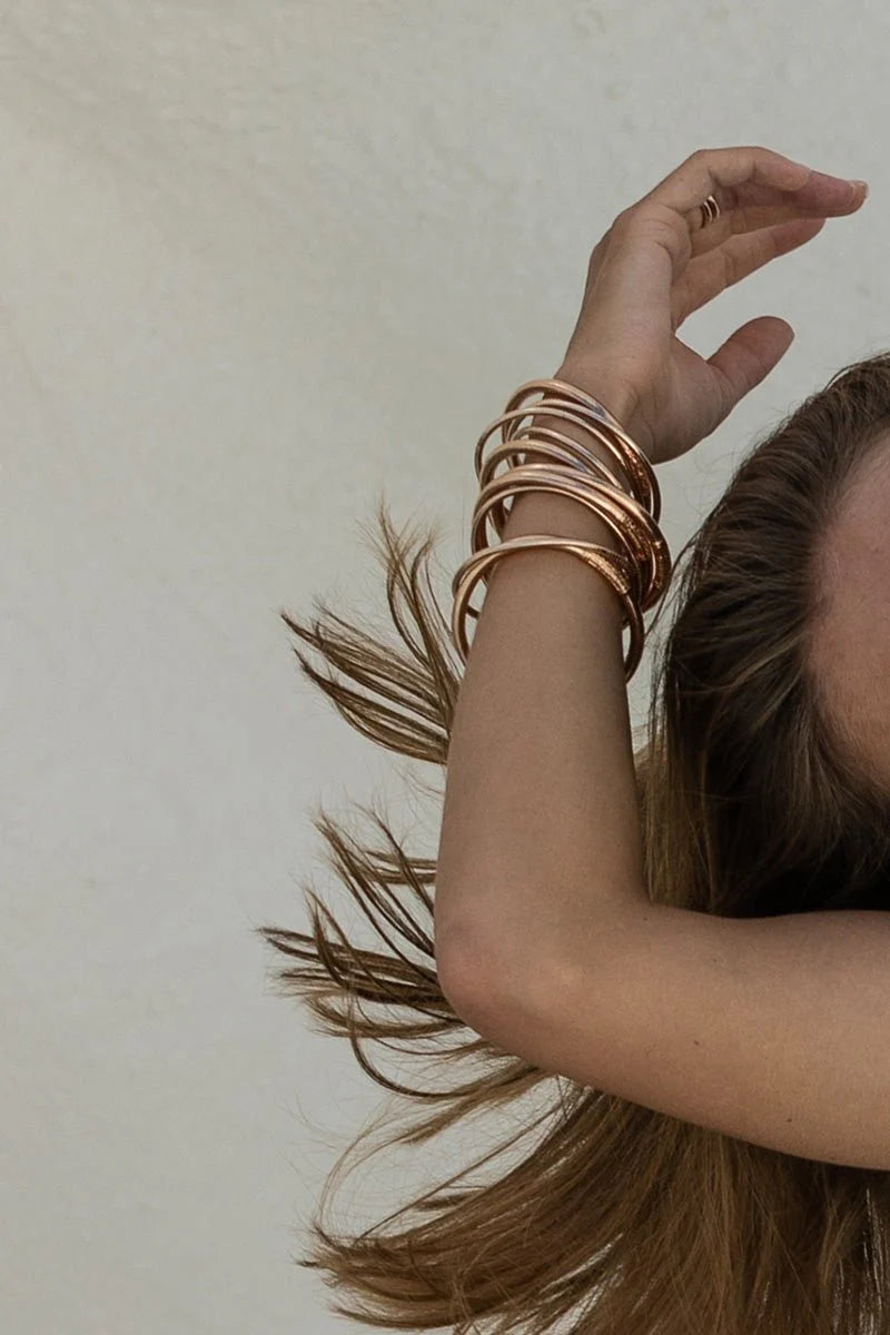 Bracelet bouddhiste KUMALI champagne gros