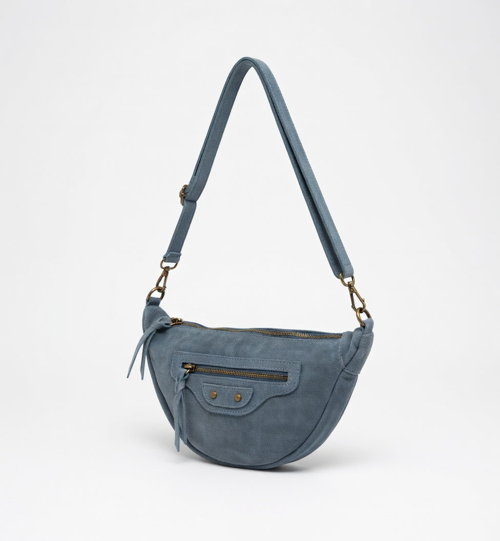 Sac en cuir suedine - Roxana