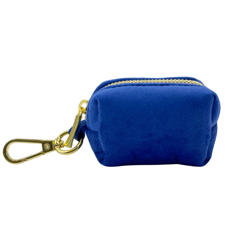 Porte-sac pour déjections canines -Royal Velvet - bleu