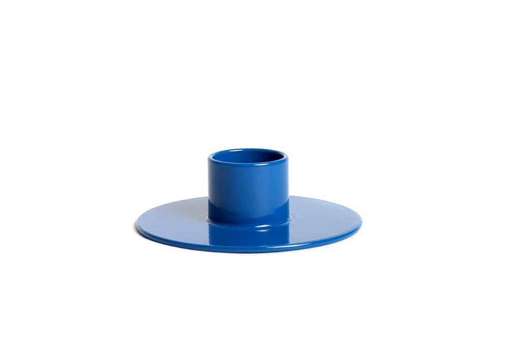 Porte-bougie POP bleu signal 22 mm