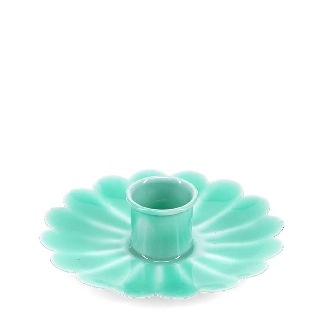 Bougeoir bleu