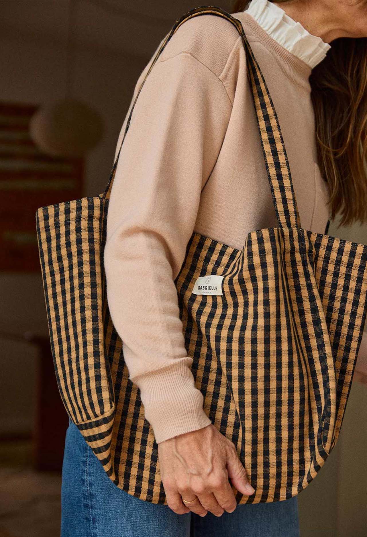 Sac cabas vichy