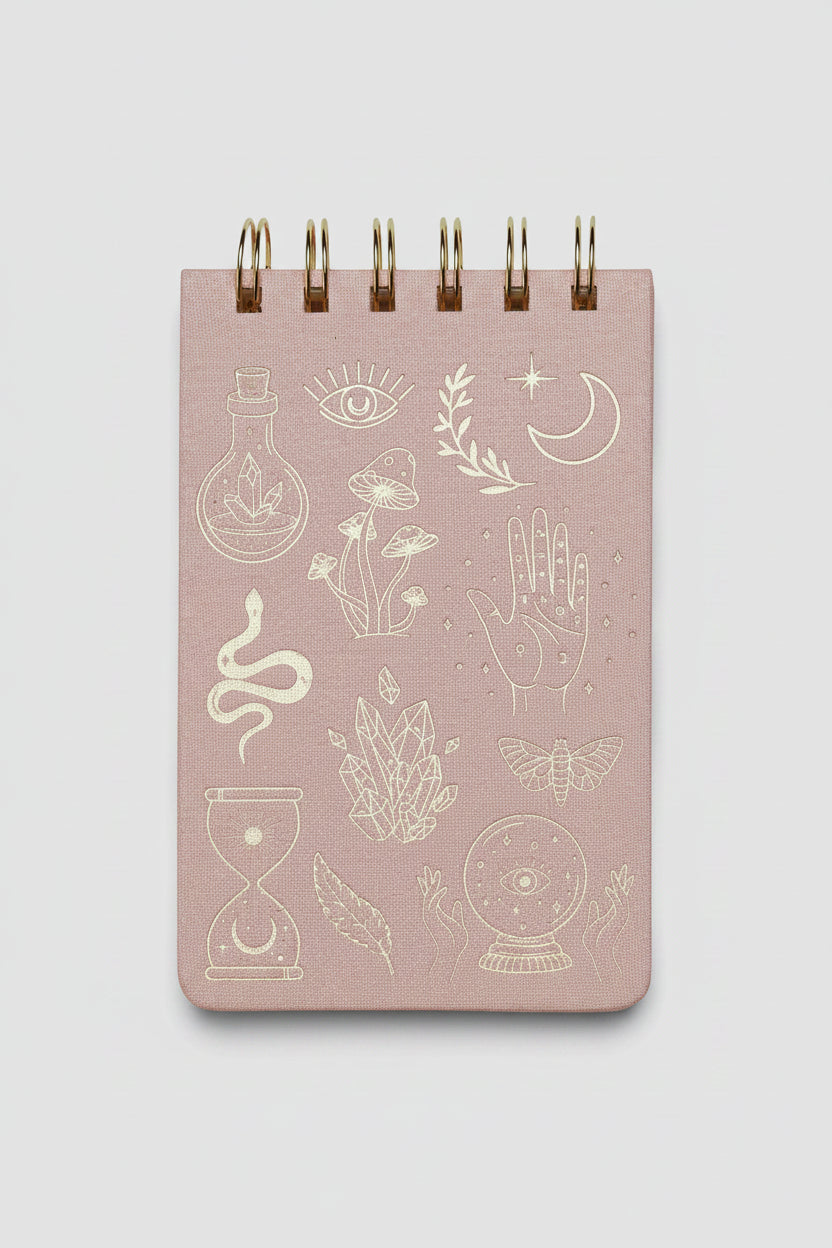 Carnet rose mystic