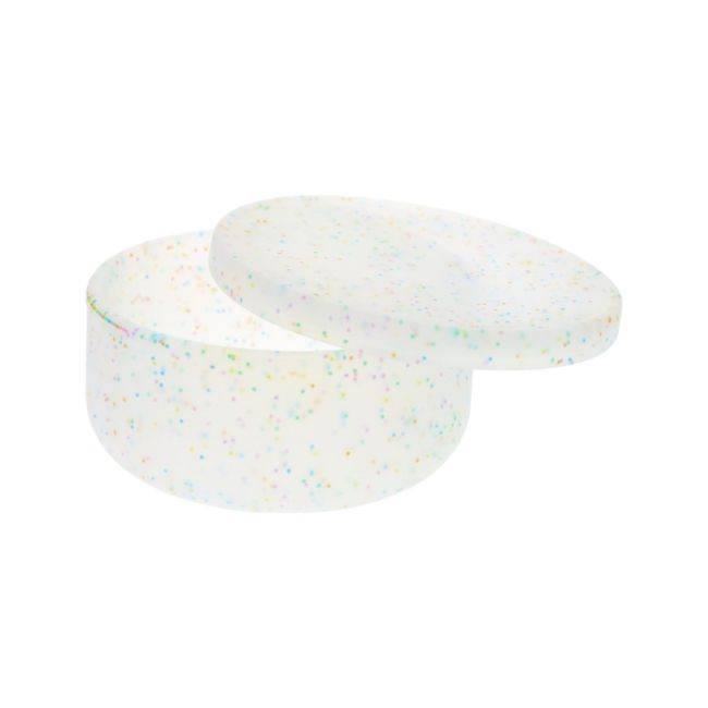Boite de conservation en silicone paillettes multicolores