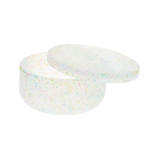 Boite de conservation en silicone paillettes multicolores