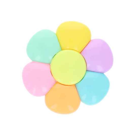 Lot de 6 surligneurs pétales de fleur