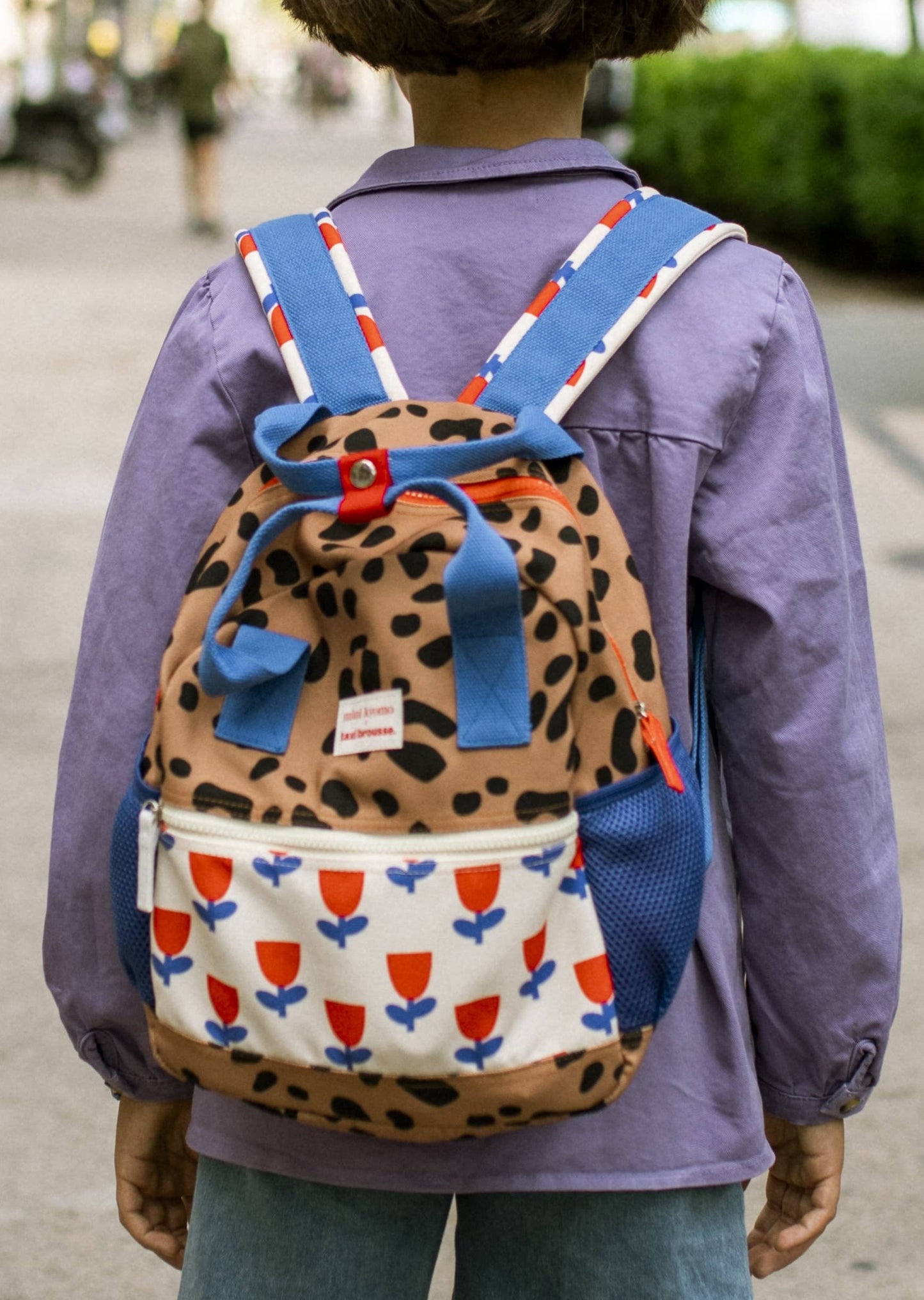 Sac à dos Flower & Leopard Mini Kyomo x Taxi Brousse