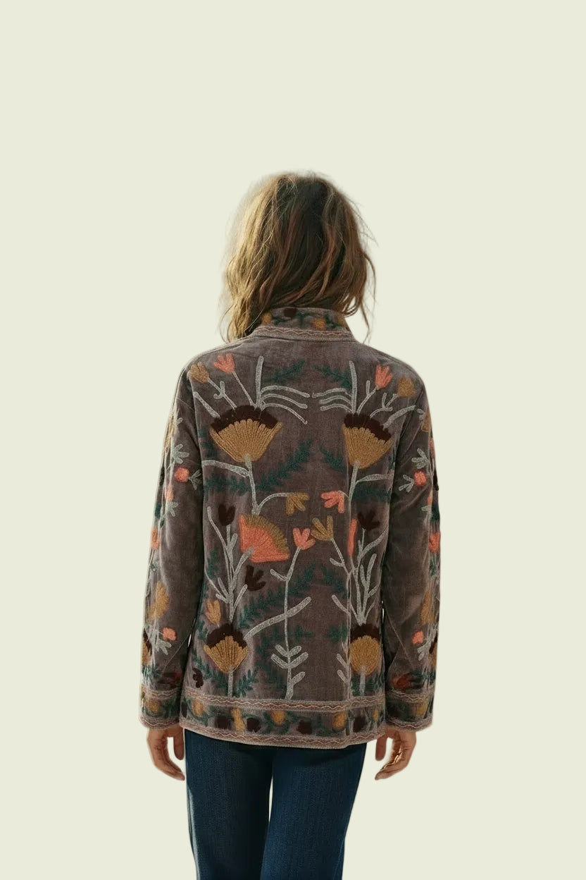 Veste indienne Nuance gris/brun