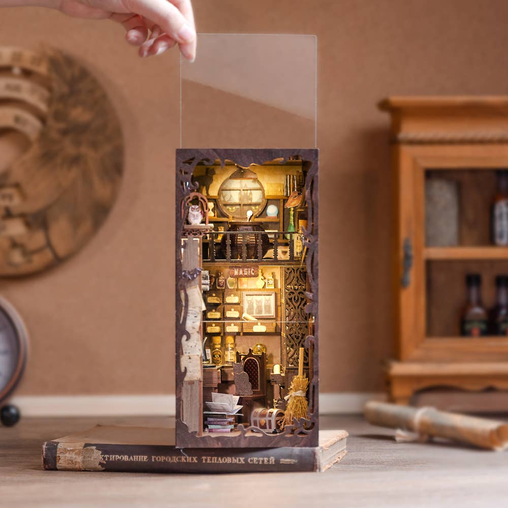 Book Nook : Magic pharmacistwith avec Protection Anti-poussière