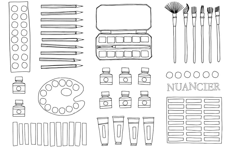 Cahier de coloriages Zoé Las Cas