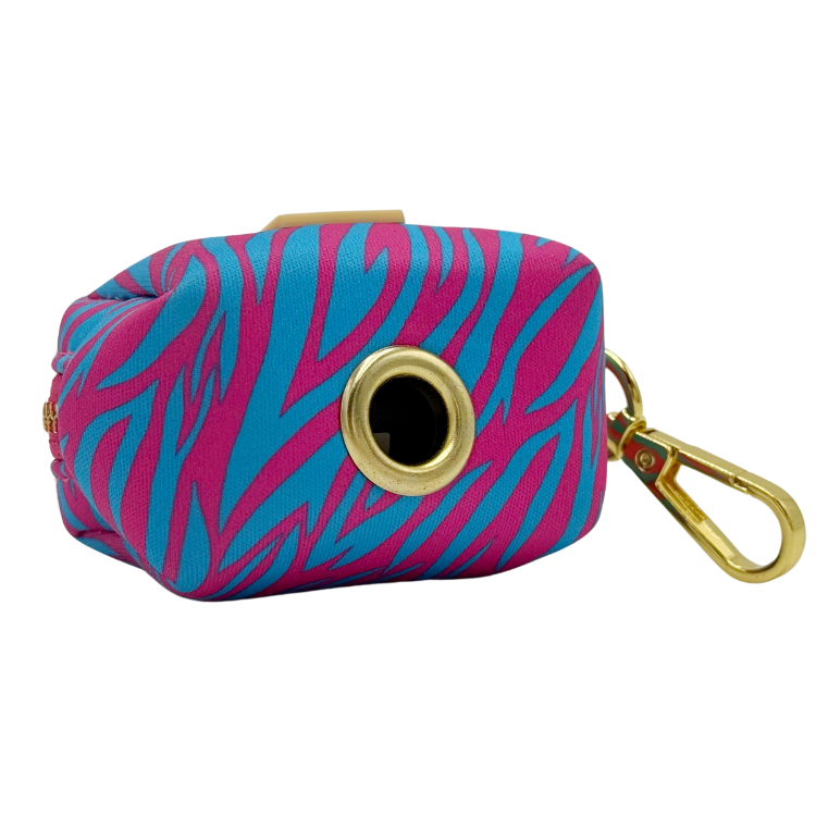 Porte-sac à crottes pour chien -  Malibu Doll - tigre rose
