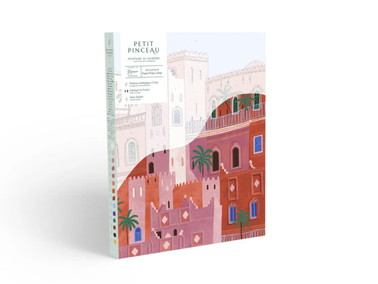 Peinture au numéro la petite épicerie - Maroc