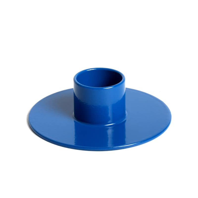 Porte-bougie POP bleu signal 22 mm