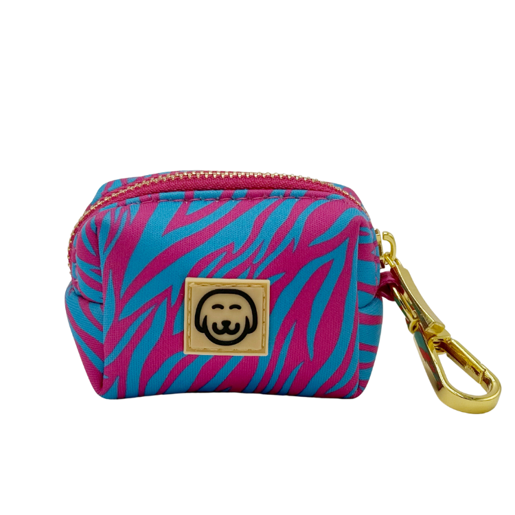 Porte-sac à crottes pour chien -  Malibu Doll - tigre rose