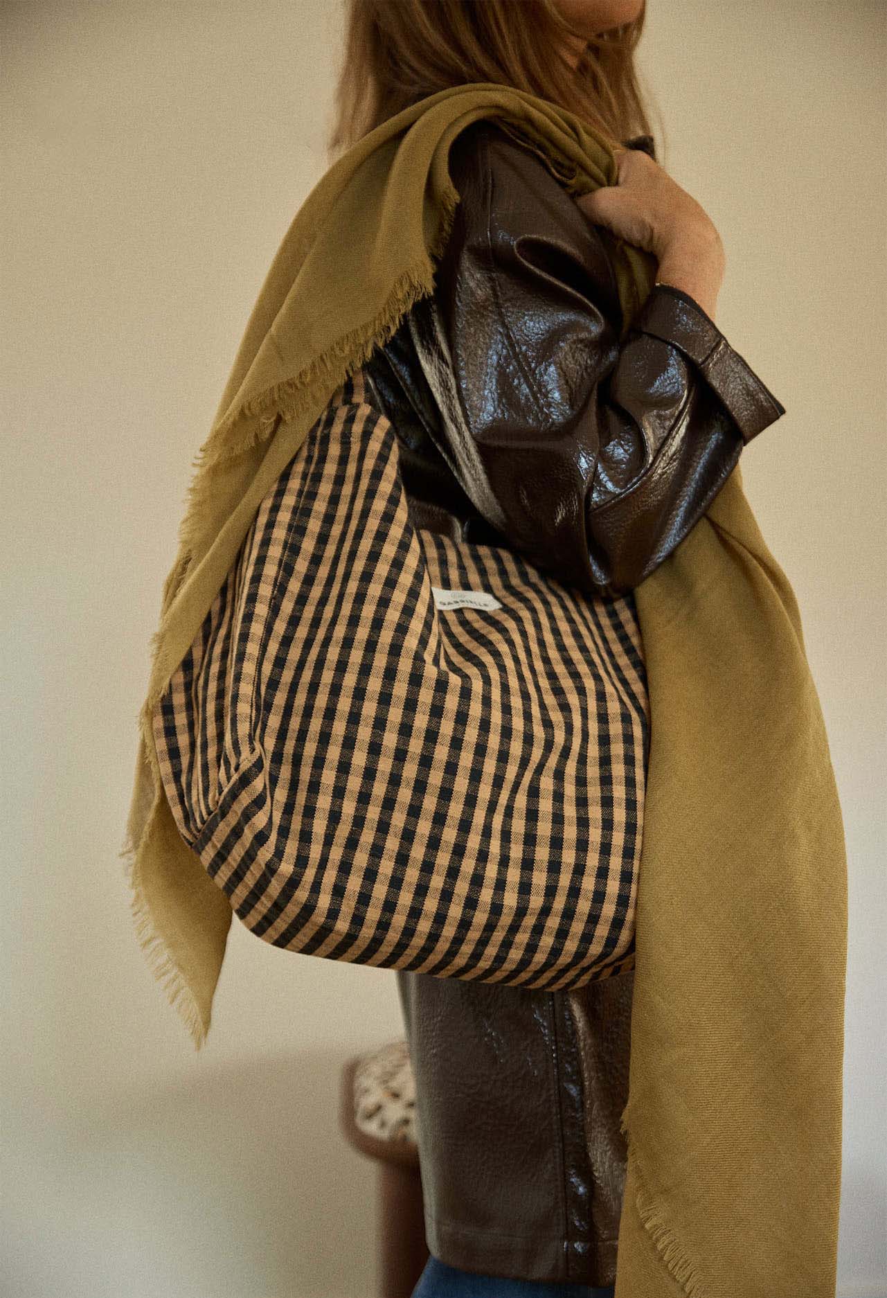 Sac cabas vichy