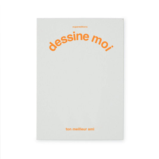 Carte postale à illustrer "dessine moi ton meilleur ami"