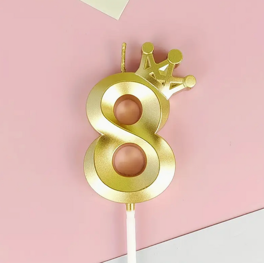 Bougie Numéro 8